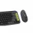 Клавиатура беспроводная LOGITECH Wireless Keyboard Logitech POP ICON, Compact design, Low-profile keys, Dual printed layout, Easy-Switch Keys, 2xAAA, Bluetooth, EN, Graphite/Green