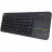 Tastatura fara fir LOGITECH Wireless Touch Keyboard Logitech K400 Plus, Compact, Touchpad, F-keys, Quiet typing, Unifying receiver, 2xAA, 2.4Ghz, EN/RU, Black