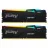 RAM KINGSTON 64GB DDR5-6400MHz  Kingston FURY Beast RGB (Kit of 2x32GB) (KF564C32BBEAK2-64), CL32-39-39, 1.4V, AMD EXPO 1.0/Intel XMP 3.0, Black