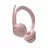 Casti fara fir LOGITECH Wireless Headset Logitech Zone 300, 30mm driver, 50-20kHz, 96db, Built-in battery, up to 16h, Dual noise-canceling mics, Bluetooth, Rose