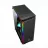 Carcasa fara PSU 1STPLAYER Case 1STPLAYER RB-4 BLACK, ATX w/o PSU, Tempered Glass Side Panel, Front Panel with Light Strip, F5M RGB fan (1rear), no hub and controller, 3.5' HDD*1/2.5” SSD*1, USB3.0*1, USB2.0*2, HD AUDIO, SPCC 0.40mm, Black