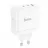 Încarcator Hoco USB Charger  HOCO N30 Glory Three-port, 2 x USB-C + 1 x USB, USB-C 1/2: up to 65W, USB-A: up to 18W, up to PD65W / QC3.0, GaN, White