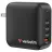 Încarcator VERBATIM USB Charger VERBATIM Mini GaN Charger 165W, 4 output ports: 1 x USB-C® PD 140W, 1 x USB-C PD 100W, 1 x USB-C PD 65W and 1 x USB-A QC 3.0, US plug with EU and UK adaptors, fireproof material, black