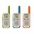 Radiotelefon MOTOROLA Motorola TALKABOUT T42, Triple Pack, 16 Channels, 4km Green/Blue/Orange-White 9857901456198