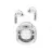 Casti cu microfon Charome Charome A23 Floating Spaceship BT Wireless Earphone, Transparent White 9857902003087