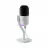 Микрофон LOGITECH Microphones Logitech Yeti GX, Dynamic Supercardioid, Blue VO!CE, 24-bit/96kHz, 60Hz-18.5kHz, -135dB 135dB, Dual zone RGB, USB, White