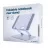 Cooling pad GEMBIRD Notebook Riser Gembird NBS-D1-04, up to 15.6'', Aluminum, Foldable, Silicone pad, up to 10kg, Height/Angle adjustment, Silver