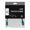 Patchcord UTP GEMBIRD PP12-0.25M/G,  Cat.5E 0.25m