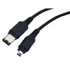 Кабель FireWire  F UC5002 6P-4P,  1, 8M,  Black