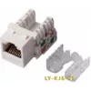 None  Fantastic Keystone Jack RJ-45 shielded cat.6,  LY-KJ6-01,  Dual IDC Type 