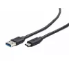 Кабель USB Type-C,  USB3.0,  AM, CM Cablexpert CCP-USB3-AMCM-6 1.8 m, Black