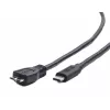 Cablu USB Type-C, microUSB3.0,  CM, BM Cablexpert CCP-USB3-mBMCM-1M 1.0 m,  Black