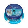 CD Disk  VERBATIM CD-R   Printable  25*Cake,  Verbatim,  700MB,  52x,  AZO,  Printable ID Brand 