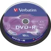 DVD Disc  VERBATIM DataLifePlus DVD+R AZO 4.7GB 16X MATT SILVER SURFAC - Spindle 10pcs. (43498) 