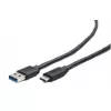 Кабель USB Type-C,  USB3.0,  AM, CM Cablexpert CCP-USB3-AMCM-1M 1.0 m,  Black