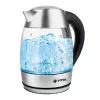 Электрочайник 1.8 l,  2200 W,  Sticla,  Transparent,  Inox  VITEK VT-7047 