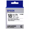 Картридж  EPSON 18mm/9m Standart,  Balck/White,   LK-5WBN C53S655006 