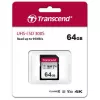 Карта памяти SDXC 64GB TRANSCEND TS64GSDC300S Class 10, UHS-I, U3