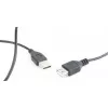Кабель USB  Cablexpert Cable USB,  USB AM/AF,  0.75 m,  USB2.0,  Black,  Cablexpert,  CC-USB2-AMAF-75CM/300-BK 