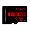 Card de memorie MicroSD 64GB APACER AP64GMCSX10U5-R Class 10,  UHS-I,  U1,  SD adapter