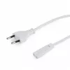 Кабель питания  Cablexpert Power Cord PC-220V  1.8m  Russian Plug,  White,  PC-184/2-W 