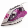 Fier de calcat 2400 W, 55 g/min, 350 ml, Talpa ceramica, Violet, Alb DAEWOO DSI20P 