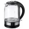 Электрочайник 1.7 l,  2000 W,  Sticla,  Plastic,  Transparent,  Negru Maestro MR -063 