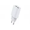 Зарядное устройство  HELMET Helmet Wall Charger 2USB with Type-C cable White 