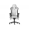 Игровое геймерское кресло  NobleChairs Epic NBL-PU-BLA-004 White User max load up to 120kg / height 165-180cm
