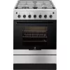 Aragaz 51 l,  4 arzatoare,  Aprindere electrica,  Grill,  Timer,  60 cm,  Inox, Negru ELECTROLUX EKG61185OX 