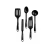 Set Plastic,  30.5, 31.5, 32 cm,  Negru Tefal K001A504,  set,  5 pcs,  black 