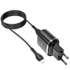 Зарядное устройство  Hoco N4 Aspiring dual port charger set for Type-C Black 