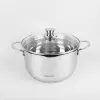 Кастрюля с крышкой 2 l,  18 cm,  Inox,  Inox  Maestro Mr-3510-18 