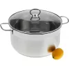 Кастрюля с крышкой 5.5 l,   24 cm,  Inox,  Inox  Maestro Mr-3508-24 