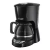 Aparat de cafea Prin picurare,  1.25 l,  10 cesti,  975 W,  Timer,  Negru  Russell Hobbs Textures Plus Black,  22620-56 