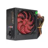 Sursa de alimentare PC  HPC  650W ATX Power supply HPC ATX-650W, 650W, 24 pin, 8 pin(4+4), 2x 8pin(6+2). 4xSATA cables, 120mm Red FAN, Black (sursa  