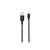 Кабель  XO Type-C Cable, Braided NB143, 2M, Black 