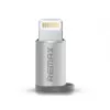 Адаптер  Remax Micro-USB to Lightning,  Silver 