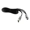 Кабель  OEM Lightning+Micro-USB Cable Remax,  Binary,  Black 