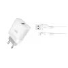 Incarcator  XO Wall Charger XO + Micro-USB Cable,  1USB,  Q.C3.0 15W,  L63,  WhiteInput   : 100-240V ~50/60Hz   Max0.6A  Output: 5.0V-2.0A  