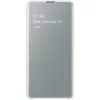 Чехол 6.7'' Samsung Original Samsung Clear view cover Galaxy S10E, White 