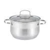 Кастрюля с крышкой 6.5 l,  24 cm,  Inox  Maestro Mr-3512-24 