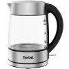 Электрочайник 1.7 l,  2200 W,  Sticla,  Plastic,  Iluminare,  Transparent,  Inox Tefal KI772D38 