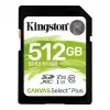 Card de memorie SD 512GB KINGSTON Canvas Select Plus SDS2/512GB Class 10,  UHS-I,  U3