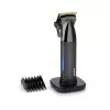 Masina de tuns 0.6-28 mm, 8 piepteni, Titan, Negru BABYLISS E991E  Rechargeable battery Li-Ion operation  (operating time 160 minutes,  charging time 3 hours) .5 cutting lengths (0.6-28mm),  cutting width 45mm,  8 combs,  cleaning brush,   blue