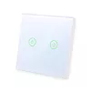 Intrerupator Smart  OEM WIFI Smart Touch Light switches 2 Gang EU Type No Neutral 