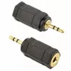 Кабель аудио  Cablexpert A-3.5F-2.5M Audio adapter 3-pin*2.5 mm jack to 3-pin*3.5 mm socket