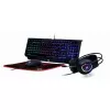 Игровая клавиатура  GEMBIRD GGS-UMGL4-01-RU 4-in-1 Backlight Gaming kit Phantom, RU layout