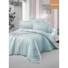 Lenjerie de pat 2 persoane, Satin de Lux, Menta Cottony SLPSL Stripe Satin Menta  