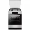 Комбинированная плита 77 l, 4 arzatoare, Aprindere electrica, Grill, Timer, Curatare traditionale, 60 cm, Inox, Negru HANSA FCMXS69363 